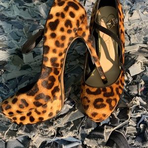 Leopard Print Shoes 5 inches